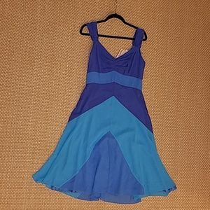 Pepperberry Bravissimo Chiffon Chevron dress